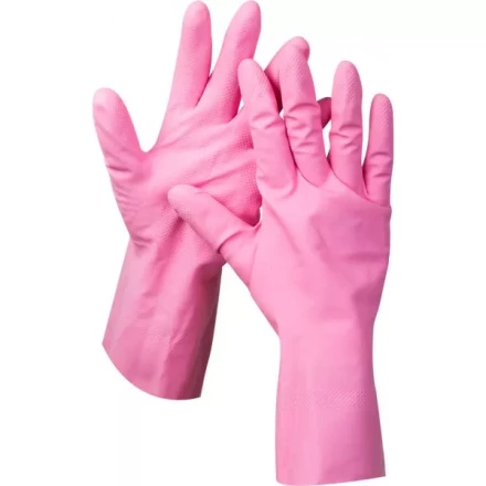 Перчатки ЗУБР &quot;МАСТЕР&quot; латексные, повышенной прочности, х/б напыление, рифлёные, 100% латекс, 100% хлопок, размер M 11250-M купить в Тобольске