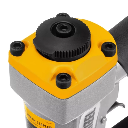 Степлер пневматический Denzel  PS8016 для прямоугольных скоб 21GA от 6 до 16 мм 57400 купить в Тобольске