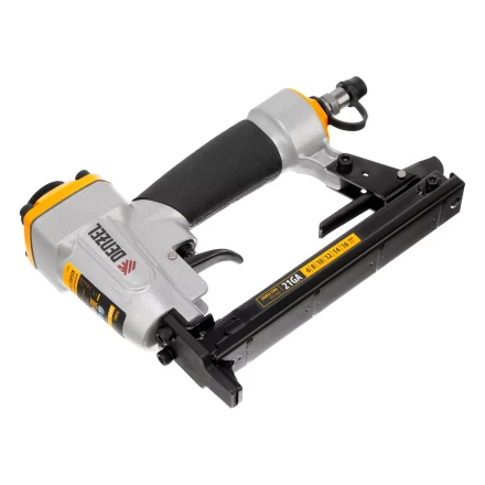 Степлер пневматический Denzel  PS8016 для прямоугольных скоб 21GA от 6 до 16 мм 57400 купить в Тобольске