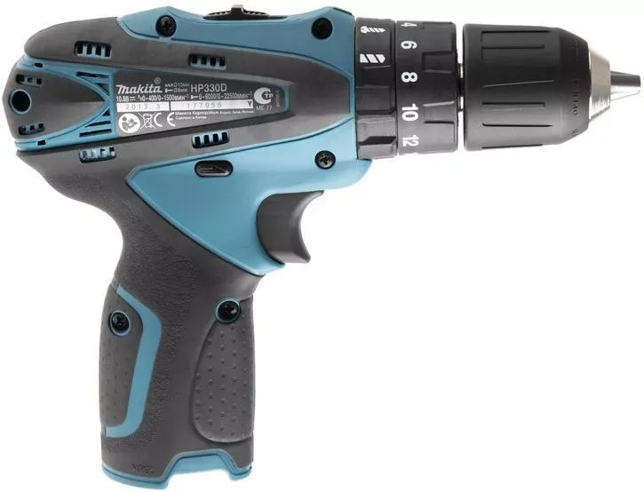 Дрель-шуруповерт аккумуляторная Makita HP330DZ ударный (без АКБ и ЗУ) купить в Тобольске