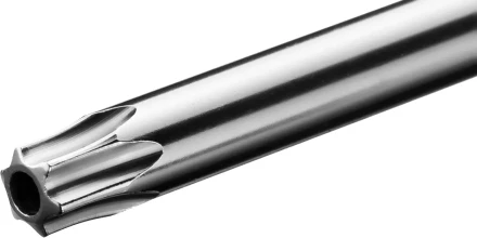 Отвертка KRAFTOOL, Cr-Mo-V сталь, двухкомпонентная противоскользящая рукоятка, TORX Hole, №10x80мм 250077-10-080 купить в Тобольске