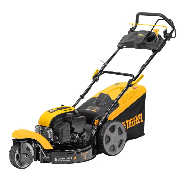 Бензиновая газонокосилка Denzel GLT-460SP-T, Trike 149 см3, 46 см, привод, панель, 60л (58810) купить в Тобольске