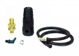 Разъем силовой TIG 50 M12х1 шланг L=0,6метра быстроразъем Aurora