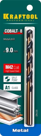 Сверла по металлу HSS-Co 29656-9 купить в Тобольске