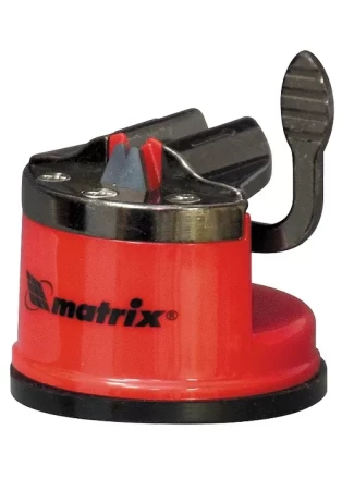 Приспособление для затачивания ножей любого типа, металлическая направляющая, крепление на присоске MATRIX 79104 купить в Тобольске