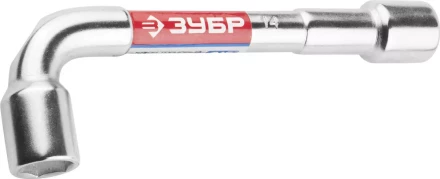 Ключ торцовый ЗУБР &quot;МАСТЕР&quot; двухсторонний L-образный, проходной, 14мм 27185-14 купить в Тобольске