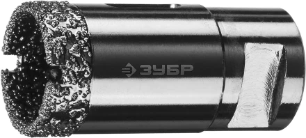 Алмазная коронка ЗУБР &quot;ПРОФЕССИОНАЛ&quot; универсальная для УШМ, сухое сверление, алмазы на вакуумной пайке,  посадка М14, d=29мм 29865-29 купить в Тобольске