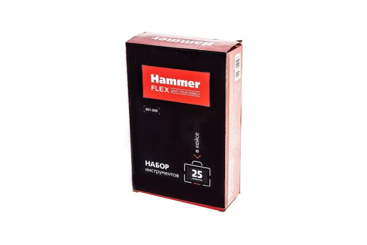 Набор инструментов HAMMER 601-040 25 предметов купить в Тобольске