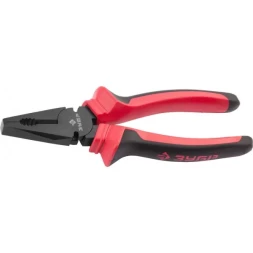 Плоскогубцы ЗУБР "МАСТЕР" комбинированные, маслобензостойкая рукоятка, покрытие оксидированное с полировкой, 180мм 22015-1-18_z01