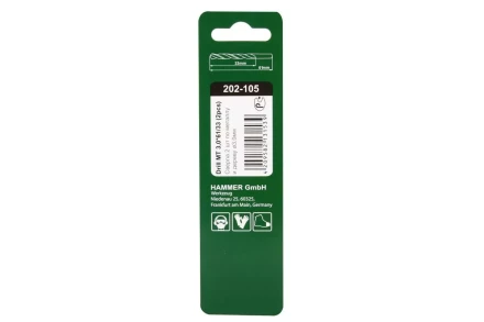 Сверло по металлу HAMMER Ф3х61мм (DR MT 3,0мм*61/33мм 2шт.) купить в Тобольске