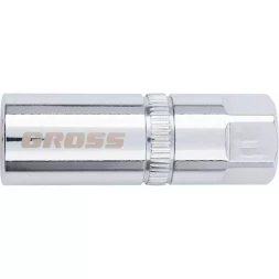 Головка торцевая свечная, магнитная,12-гранная, 14 мм, под квадрат 1/2&quot; GROSS 13187