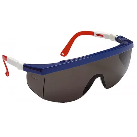 Очки STAYER защитные с регулируемыми по длине и углу наклона дужками, поликарбонатные затемненные линзы 2-110483 купить в Тобольске