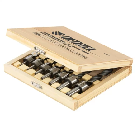 Набор сверл зенкеров по дереву Denzel 704272, 3-10 мм, набор 7 шт купить в Тобольске