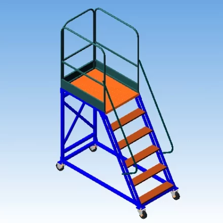 Лестница с площадкой УСЦ ЛСА-1000 купить в Тобольске
