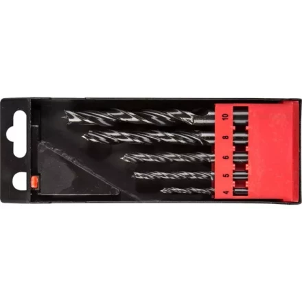 ЗУБР. Набор сверл спиральных по дереву с М-образной заточкой, сталь 65Г, 5шт: 4-5-6-8-10мм 29421-H5 купить в Тобольске