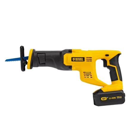 Пила сабельная аккумуляторная CRC-115, 18В Li-Ion Denzel 28465 купить в Тобольске