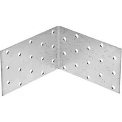 Крепежный угол ЗУБР "МАСТЕР" равносторонний, 60х100х100мм, 20шт 310205-060-100