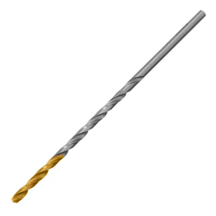 Сверло спиральное по металлу 3 х 100 мм, Р6М5, Golden Tip, удлиненное, 2шт. Denzel 718247 купить в Тобольске