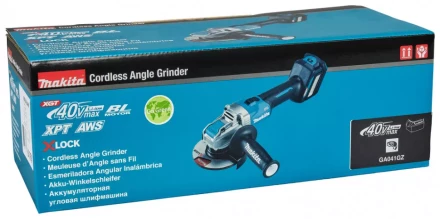 Угловая шлифовальная машина 125мм Makita GA041GZ01, 40V, без АКБ и ЗУ купить в Тобольске