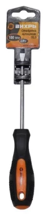 Отвёртка шлицевая SL5 100 мм Вихрь купить в Тобольске