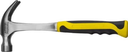 Молоток-гвоздодер STAYER &quot;PROFESSIONAL&quot; цельнометаллический с двухкомпонентной рукояткой, 450г 2025-450 купить в Тобольске