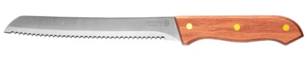 Нож LEGIONER &quot;GERMANICA&quot; хлебный с деревянной ручкой, нерж лезвие 200мм 47845_z01 купить в Тобольске