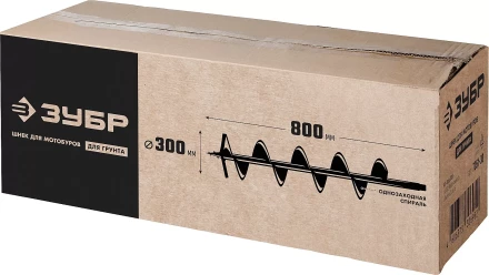 ЗУБР d 100 мм, грунт, шнек для мотобуров (7051-10) купить в Тобольске