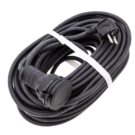 Удлинитель силовой 20 м, 16 А, тип УХз16, КГ 3 x 1.5 мм, 1 розетка, Россия Сибртех 95891 купить в Тобольске