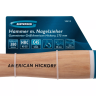 Молоток-гвоздодер GROSS 10413, 380 г, угол 75, магнит, обрезиненная рукоятка American Hickory купить в Тобольске