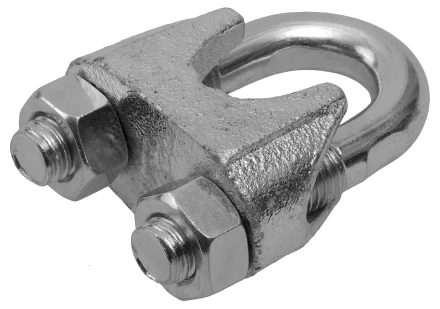 Зажим троса ЗУБР DIN 741, оцинкованный, 3мм, 2 шт 4-304416-03 купить в Тобольске