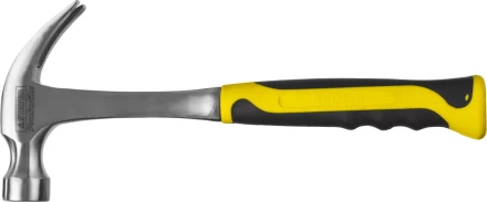 Молоток-гвоздодер STAYER &quot;PROFESSIONAL&quot; цельнометаллический с двухкомпонентной рукояткой, 560г 2025-560 купить в Тобольске