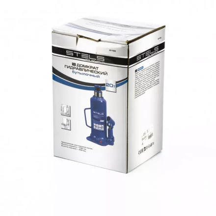 Домкрат гидравлический бутылочный 20 т h подъема 235-445 мм Stels 51169 купить в Тобольске