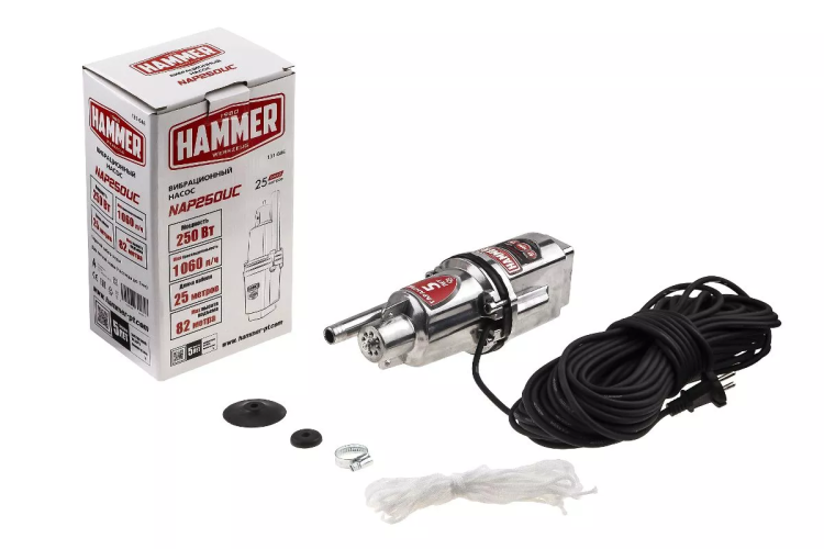 Вибрационный насос HAMMER NAP250UC(25) купить в Тобольске