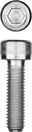 ЗУБР DIN 912, кл. пр. 8.8, М8 х 25 мм, цинк, 5 кг, винт с внутренним шестигранником, Профессионал (30318-08-025) купить в Тобольске