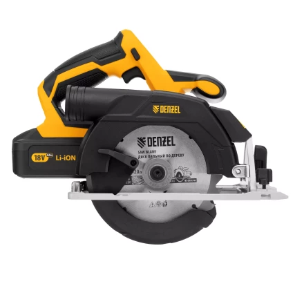 Пила циркулярная аккумуляторная бесщет. CCS-165, 18В Li-Ion Denzel 27401 купить в Тобольске