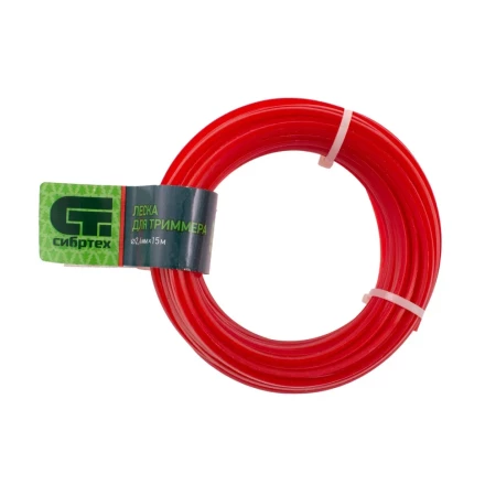 Леска для триммера треугольная, 2.4 мм х 15 м, Россия Сибртех 961655 купить в Тобольске