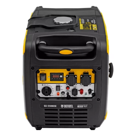 Генератор инверторный Denzel GS-5500iSE, 5,5 кВт, 230 В, закрытый корпус,электростартер купить в Тобольске