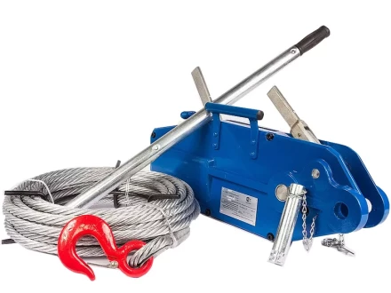 Лебедка рычажная тросовая TOR МТМ 800 0,8 т L=20м (стальной корпус) 1002530 купить в Тобольске