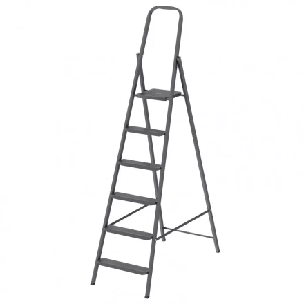 Стремянка 6 ступени компактная стальная Россия Сибртех 97946 купить в Тобольске