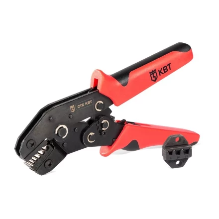 Пресс-клещи КВТ СТС-В с матрицами 0.25–6, 6–16 для опрессовки втулочных наконечников (набор) (85272) купить в Тобольске