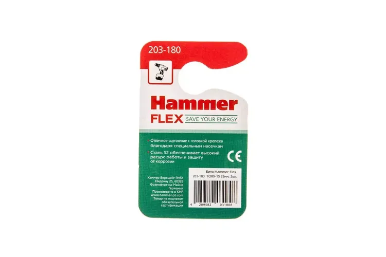 Бита HAMMER T15 25мм купить в Тобольске