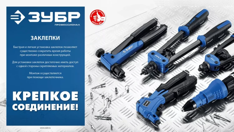 ЗУБР 3.2 x 12 мм, 50 шт, алюминиевые заклепки, Профессионал (313106-32-12) купить в Тобольске
