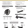 Грунтозацепы Denzel 380/160 мм, посадка круг 30 мм, комплект 2 шт 59917 купить в Тобольске