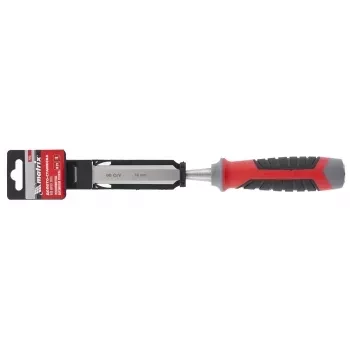 Долото-стамеска 18 мм 60 CrV трехкомпонентная обрезиненная рукоятка MATRIX 24753 купить в Тобольске