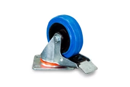 Колесо поворотное резина SRCLb 42 100 мм с тормозом (F) 1024395