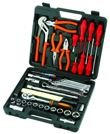 Набор инструментов Кратон TS-08 1/2&quot;+1/4&quot; 39 пр 2 28 09 008 купить в Тобольске