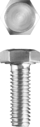 Болт ЗУБР &quot;МАСТЕР&quot; с шестигранной головкой, ГОСТ 7798-70, класс прочности 5.8, оцинкованный, M20x60мм, 5кг 303080-20-060 купить в Тобольске