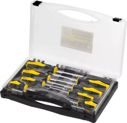 Набор STAYER &quot;MASTER&quot; HERCULES: Отвертки, Cr-V, эргономичная двухкомпонентная рукоятка, 8шт 25055-H8_z02 купить в Тобольске