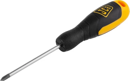 Отвертка JCB, хромомолибденовая сталь S2, двухкомпонентная рукоятка, магнитный наконечник, PH №0х75мм JSD002 купить в Тобольске