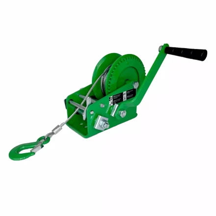 Лебедка ручная барабанная HITCH HW 1350 1350 кг канат 10 м (SZ073170) купить в Тобольске